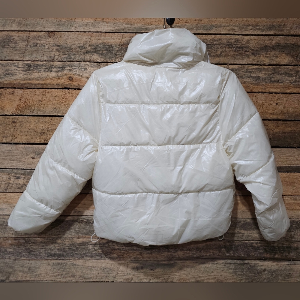 NWT A New Day Cream Puffer Jacket/Coat Water Resistant - Picture 5 of 10
